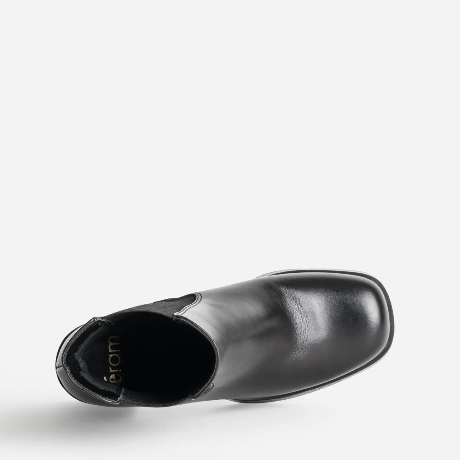 Chelsea boots noir cuir à talon