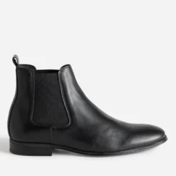 Chelsea boots noir en cuir