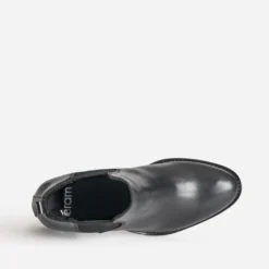 Chelsea boots noir en cuir