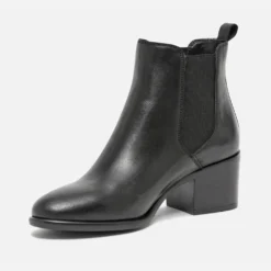 Chelsea boots noir en cuir