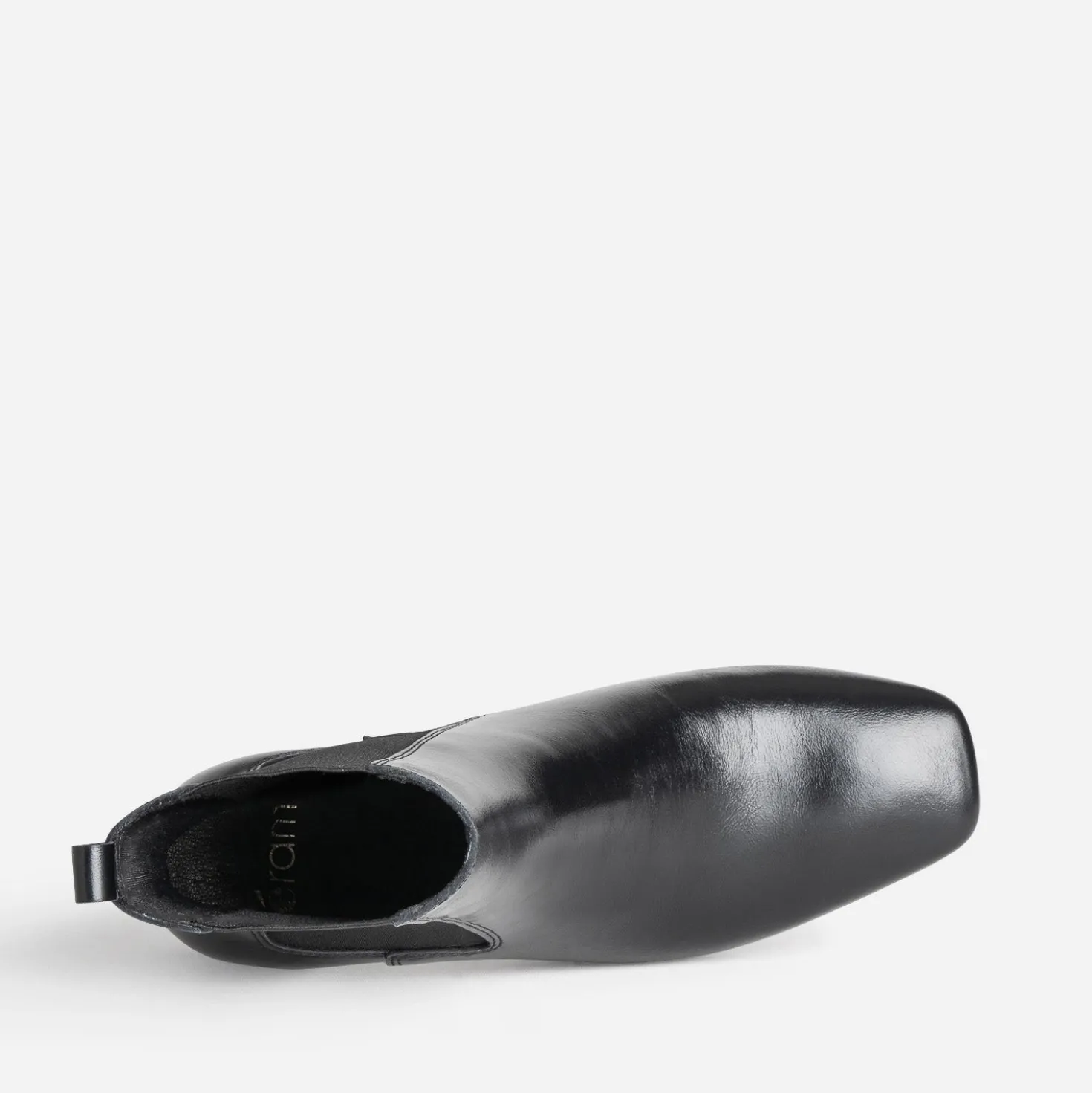 Chelsea boots à talon noir cuir