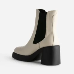 Chelsea boots TEXTO écru
