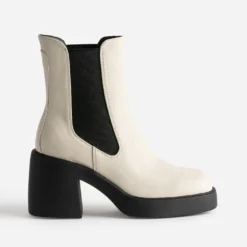 Chelsea boots TEXTO écru