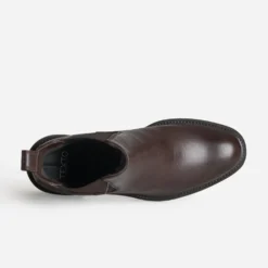 Chelsea boots TEXTO marron cuir
