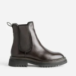 Chelsea boots TEXTO marron cuir