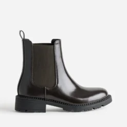 Chelsea boots TEXTO marron foncé glacé