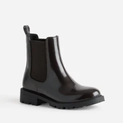 Chelsea boots TEXTO marron foncé glacé