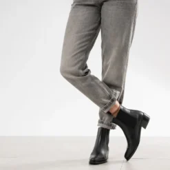 Chelsea boots TEXTO noir cuir