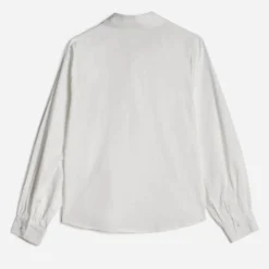 Chemise ERAM WEAR blanche à col lavallière