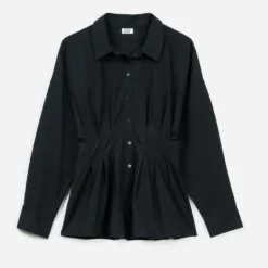 Chemise ERAM WEAR noire cintrée