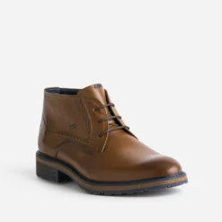Chukka boots FLUCHOS marron en cuir