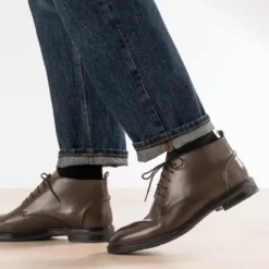 Chukka boots marron cuir