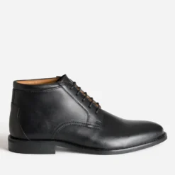 Chukka boots noir cuir