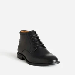 Chukka boots noir cuir