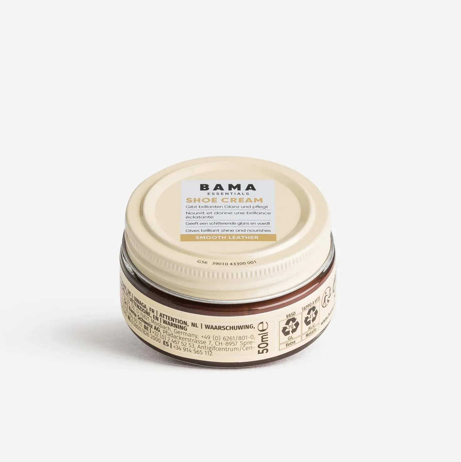 Crème de cirage BAMA marron moyen
