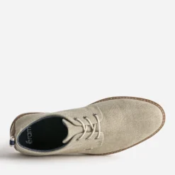 Derby beige chiné en textile