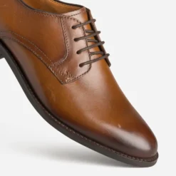 Derby cognac cuir