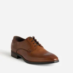 Derby cognac cuir