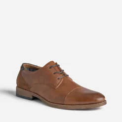 Derby cognac homme