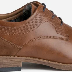 Derby cognac homme