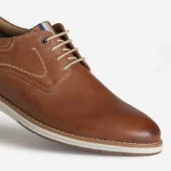 Derby confort cognac cuir