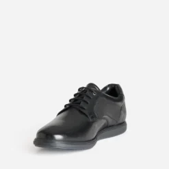 Derby confort noir cuir