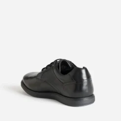 Derby confort noir cuir
