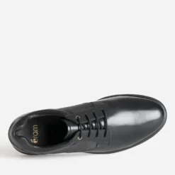 Derby confort noir cuir