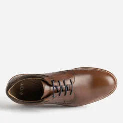 Derby détente marron cuir