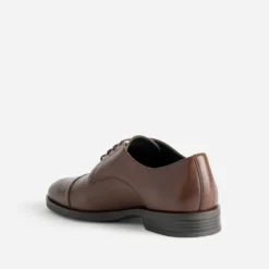 Derby ERAM FLEX marron en cuir