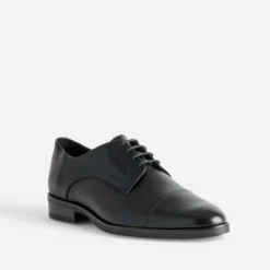 Derby ERAM FLEX noir en cuir
