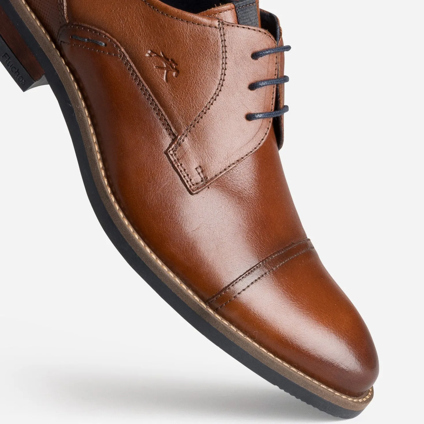 Derby FLUCHOS cognac cuir