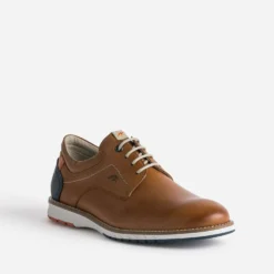 Derby FLUCHOS cognac en cuir