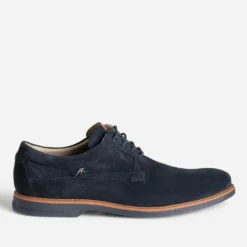Derby FLUCHOS marine cuir velours
