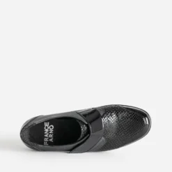 Derby FRANCE ARNO gun et noir en cuir