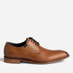 Derby homme FRANCE ARNO cuir cognac