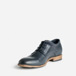 Derby marine cuir éco-conçu
