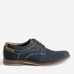 Derby marine cuir nubuck