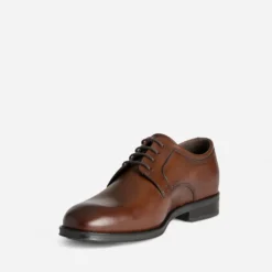 Derby marron cuir