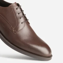 Derby marron cuir