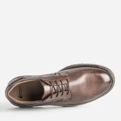 Derby marron cuir