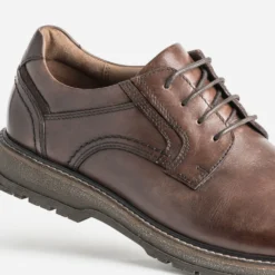 Derby marron cuir