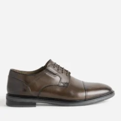 Derby marron cuir bout droit