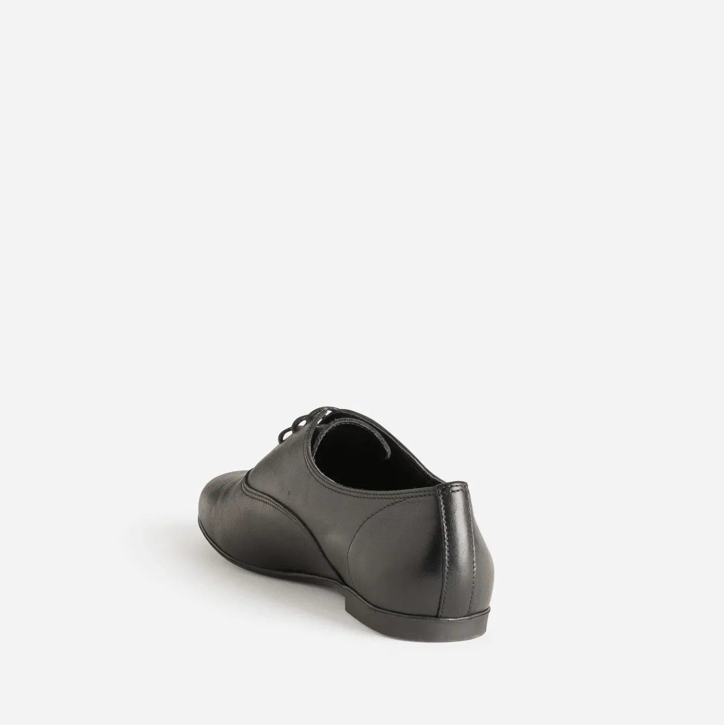 Derby noir cuir