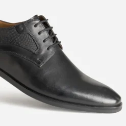 Derby noir cuir