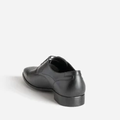 Derby noir cuir