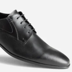 Derby noir cuir