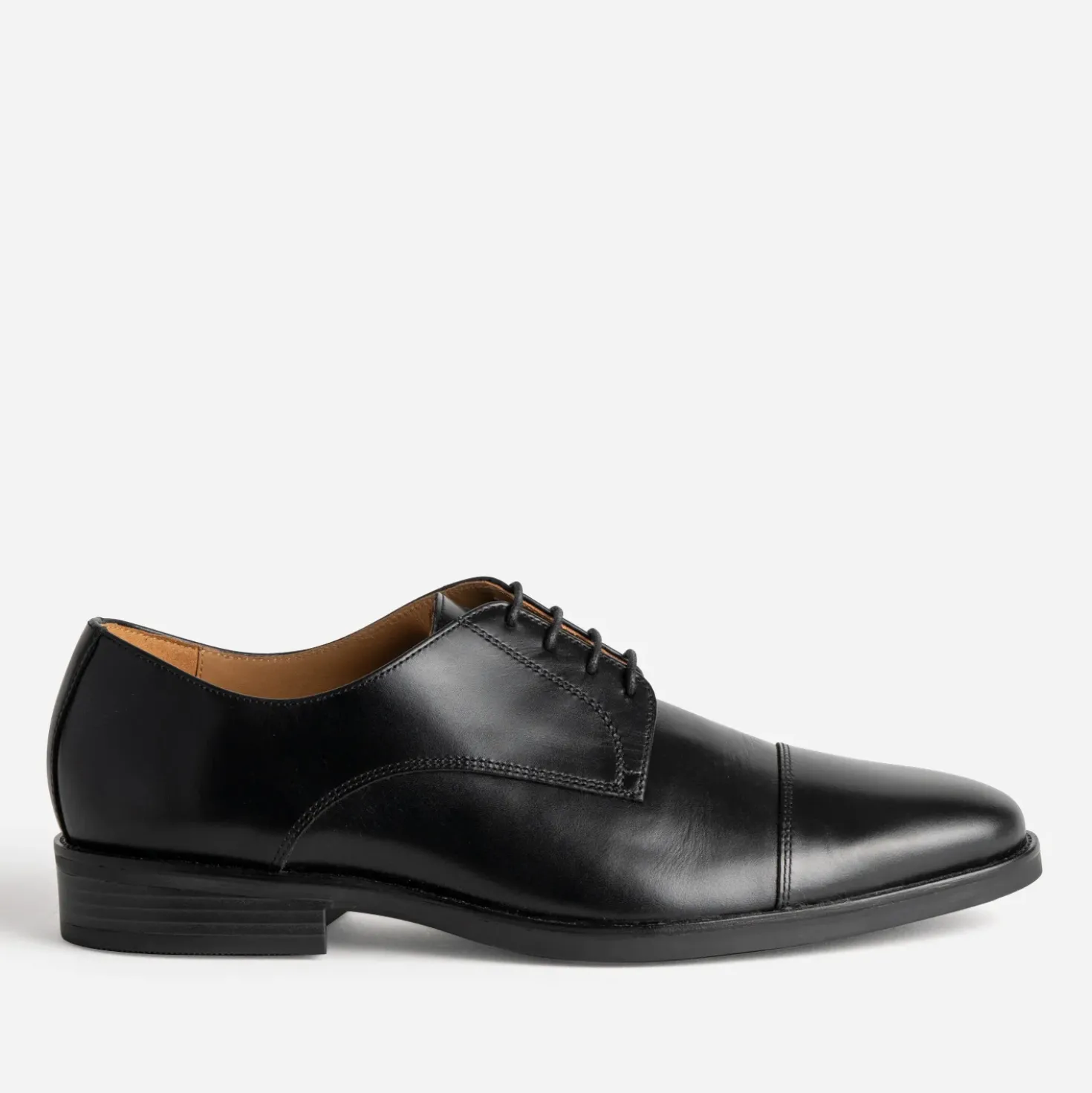 Derby noir cuir
