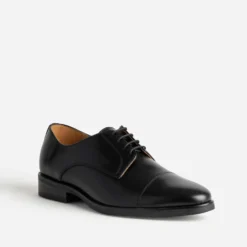 Derby noir cuir
