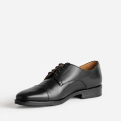 Derby noir cuir